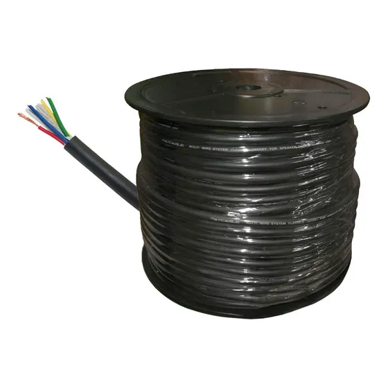 Cable Vulcanizado Flexible 6h 14awg Ap-6gm Maxcable X Metro Cubierta Negro