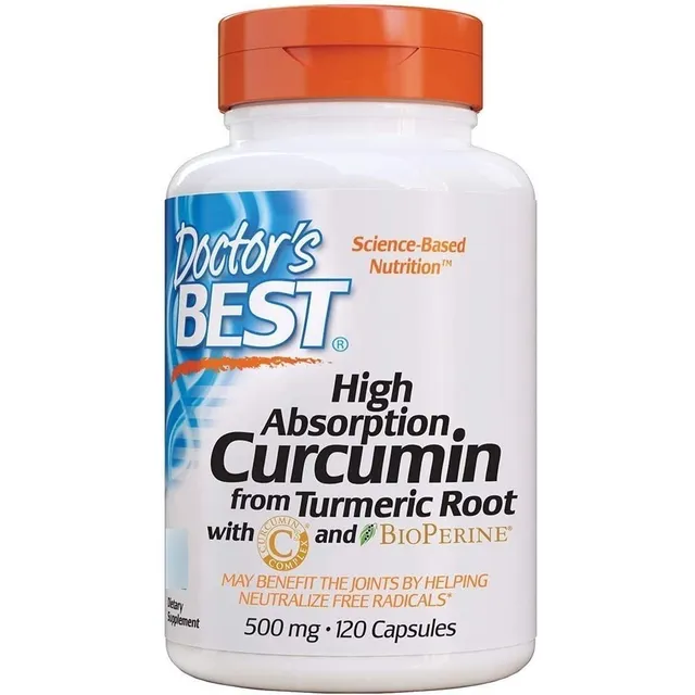Doctor's Best | Curcumin - Turmeric Root | 500mg | 120 Caps