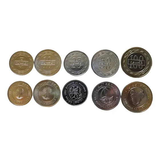 Bahrein 2009-2010 Juego Set De 5 Monedas Mundiales  | Cuotas sin interés