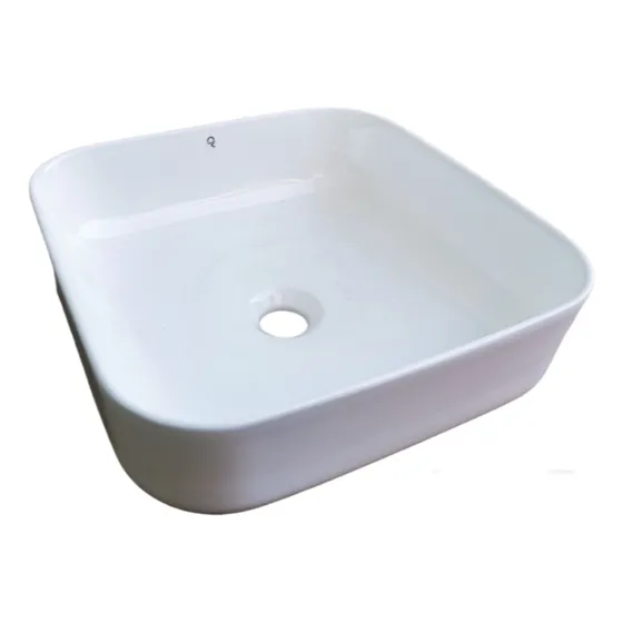 Lavamanos Sobre Tope Blanco Rectangular - Cl-1285
