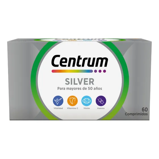 Centrum Silver Suplemento Vitaminico X 60 Comp