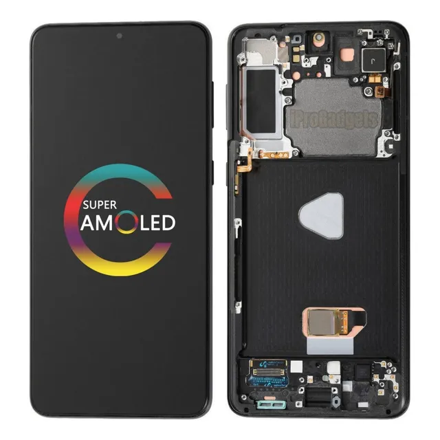 P-m Pantalla Táctil Amoled Con Marco Para Samsung S21+plus