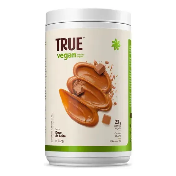 True Whey Vegan 837g - Proteína Vegetal - True Source - Sabor Doce De Leite