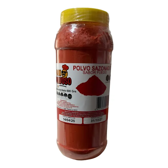 Polvo Sazonador De Botanas Bote De 600g Varios Sabores