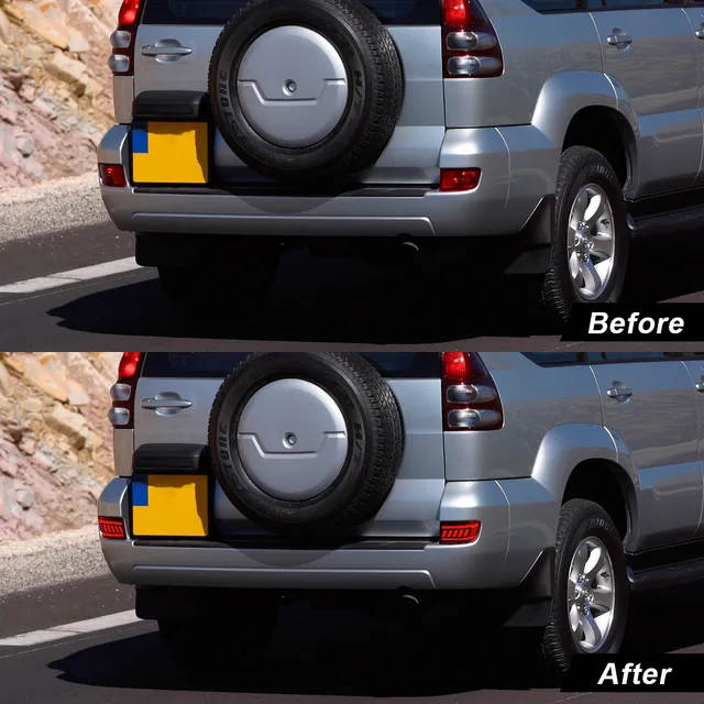 Luces Bumper Trasero Toyota Landcruiser Prado J120