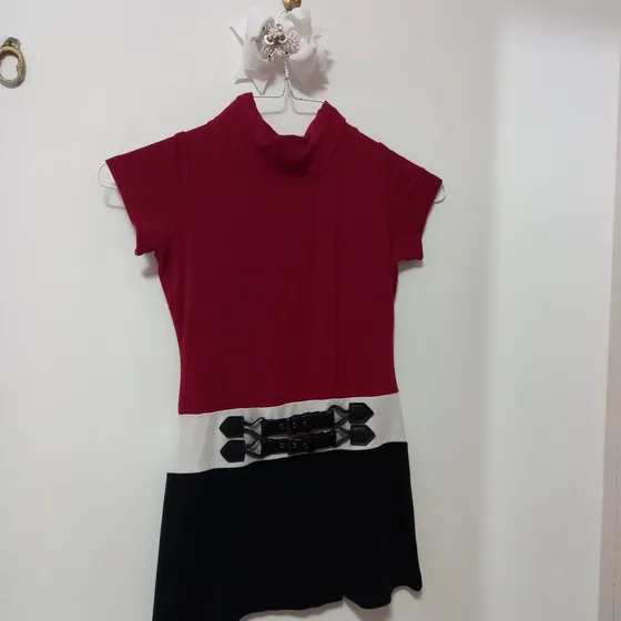 Vestido Niñas Diseñador Marca Laundry Talla 7 Navidad