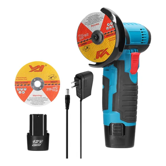Amoladora Angular De Mano Eléctrica Y Portátil De 12v