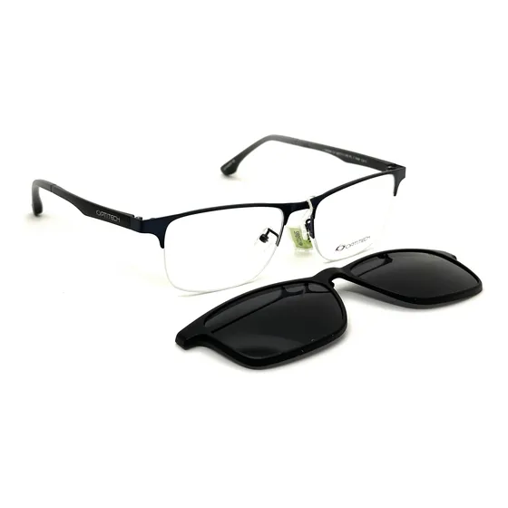 Anteojo Armazon Optitech Clip On Sol Polarizado Op596