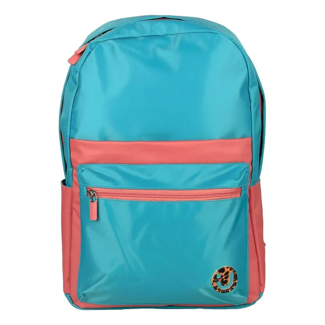 Mochilas Y Art Escolares Unisex Escolar Verde Truzt 52804401 Color Aqua Rosa Diseño De La Tela Combinado