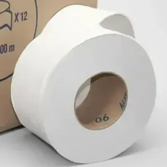 Caja Papel Higiénico En Bobina Marli Jumbo Jr. Con 12 Rollos