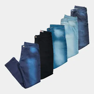 Kit 5 Calça Masculina Lycra Slim Jeans Preço De Fabrica Kit 5 Calça Masculina Lycra Slim Jeans Preço De Fabrica