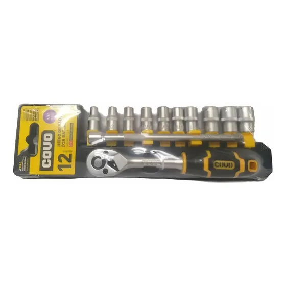 Juego De Dados Con Ratchet 3/8 12 Piezas