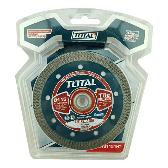 Disco Diamantado Ultrafino Corte 115mm Total Tac2181151ht Color Turquesa