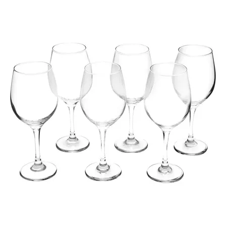 Jogo De Taças Nadir Barone 6 Peças 490ml Vidro Transparente