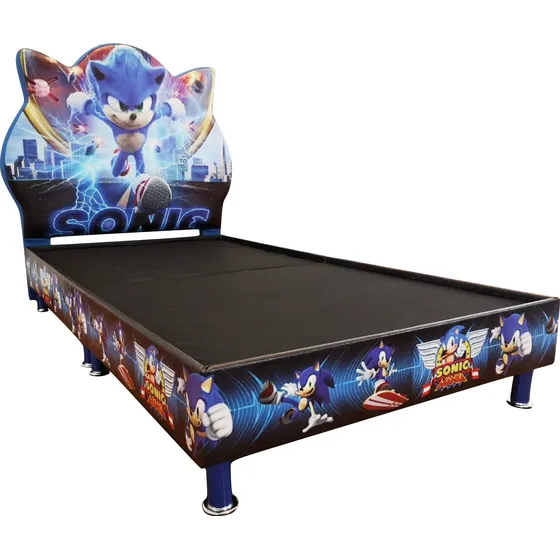 Base Cama Y Espaldar Infaltil Personalizado Personajes