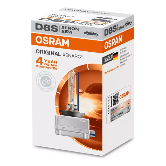 Lâmpada Osram Xenon Hid Original Xenarc D8s 4500k 12v 25w
