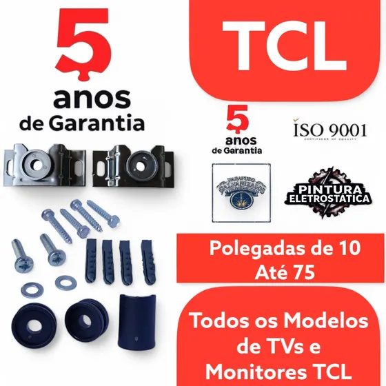 Suporte Tv Tcl - 32 40 43 50 55 65 Polegadas - Fixo Original