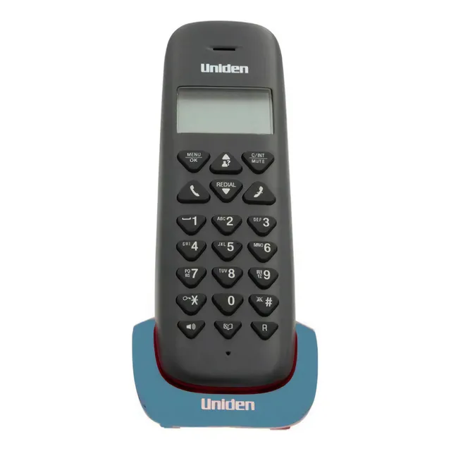 Teléfono Inalámbrico Uniden At3102 Color Azul