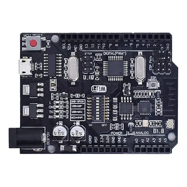 Placa Compatible Para Arduino Uno R3 + Wifi Esp8266 32mb