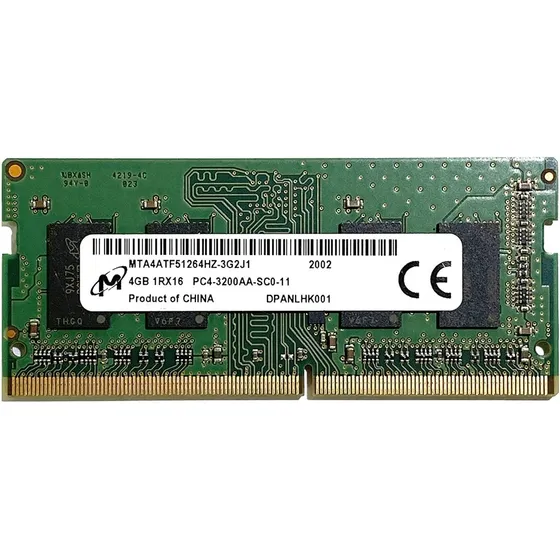 Memoria RAM color verde 4GB 1 Micron MTA4ATF51264HZ-3G2J1