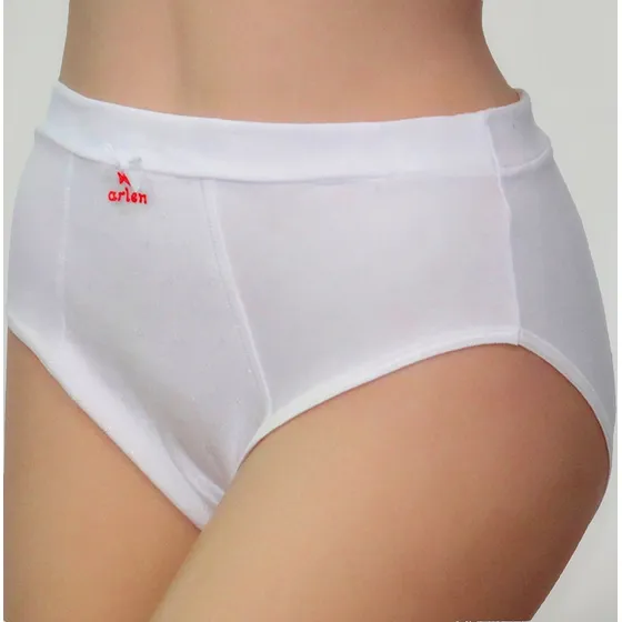 Bombacha Universal Algodón Refuerzo Cintura Doble Arlen 84