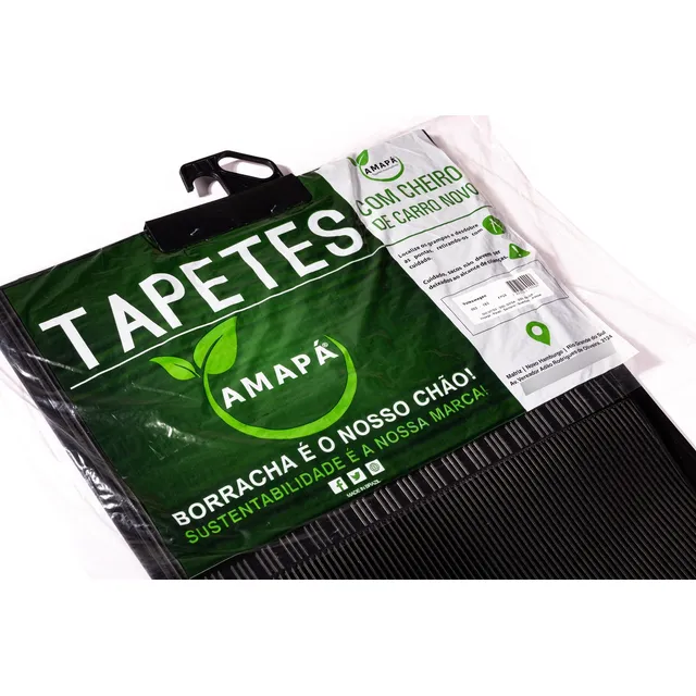 Tapete Automotivo Amapá Borracha Celta Agile Joy Onix Prisma