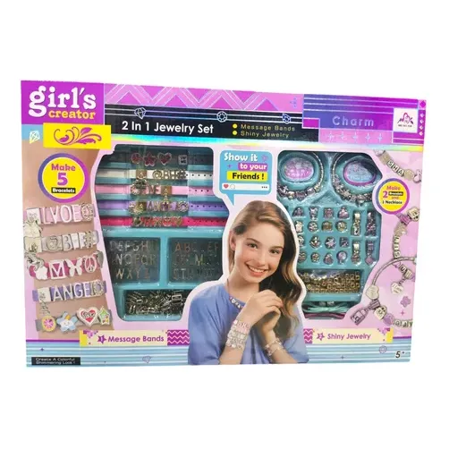 Kit Dejoyería Charm Dijes Pandora Hacer Pulseras Bisuteria