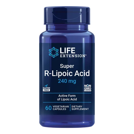 Suplemento Life Extension De Ácido Superr-lipoico 240 Mg 60