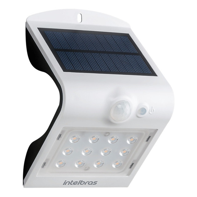 Arandela Solar Integrada Intelbras Asi 220 Luz Branca Estrutura Branco Arandela Solar Integrada Intelbras Asi 220 Luz Branca Estrutura Branco