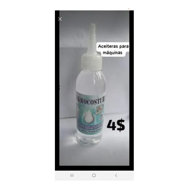 Aceite Para Maquinas De  Coser
