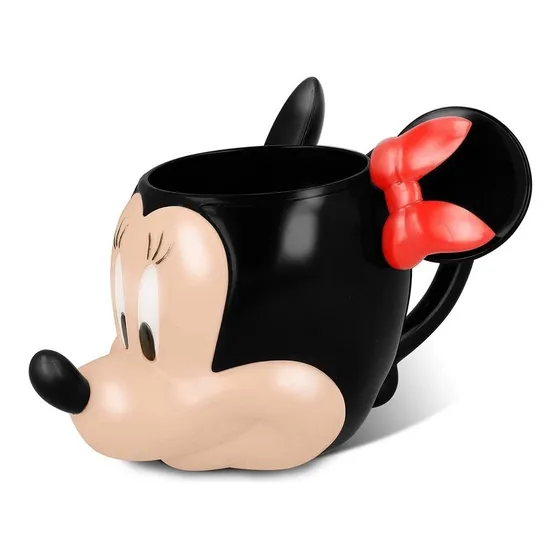 Taza 3d Minnie, Niña, Jarro, Plastico