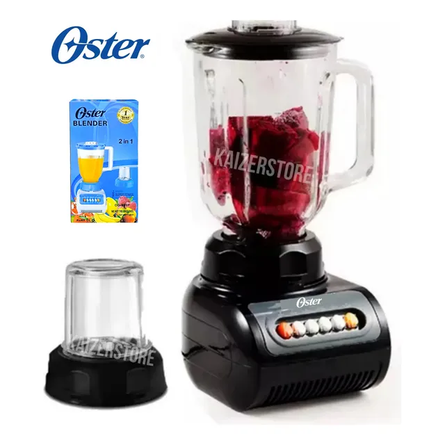 Licuadora Oster 500w 1.5l Plástico + Picatodo 4 Vel.