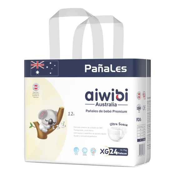 Pañales Aiwibi Premium sin género Tamaño