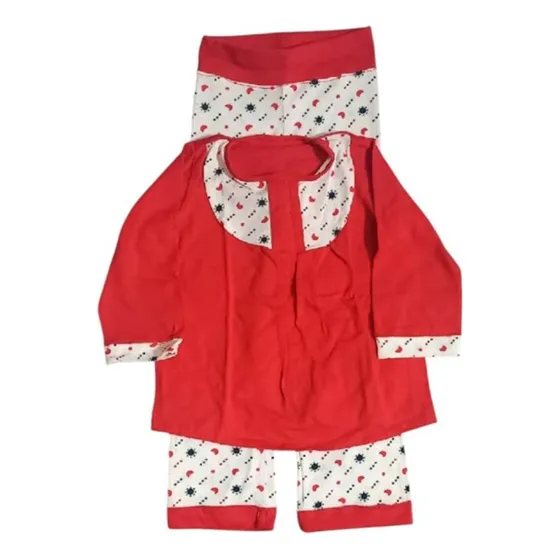 Pijama Para Niña En Algodón 3-4 Años (artesanal)