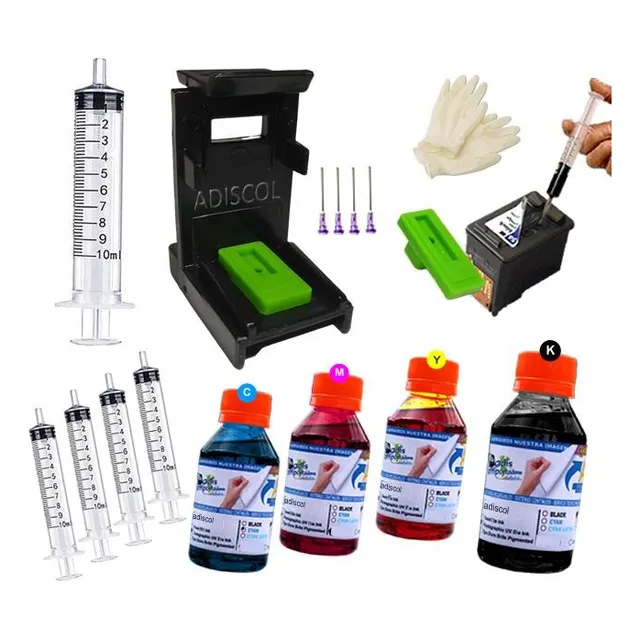 Kit Recarga Cartuchos Hp 662 664 Hp 21 22 Hp 122 Canon Snap
