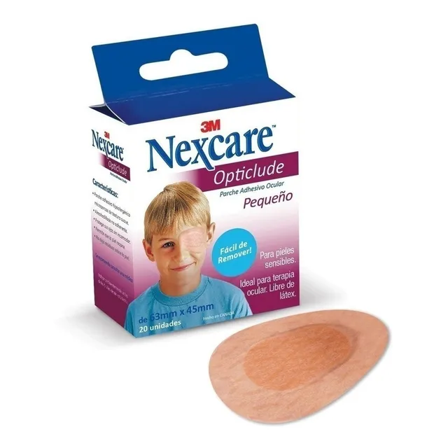 Nexcare Parche Oculares Opticlude Pediátrico X 20 Unidades
