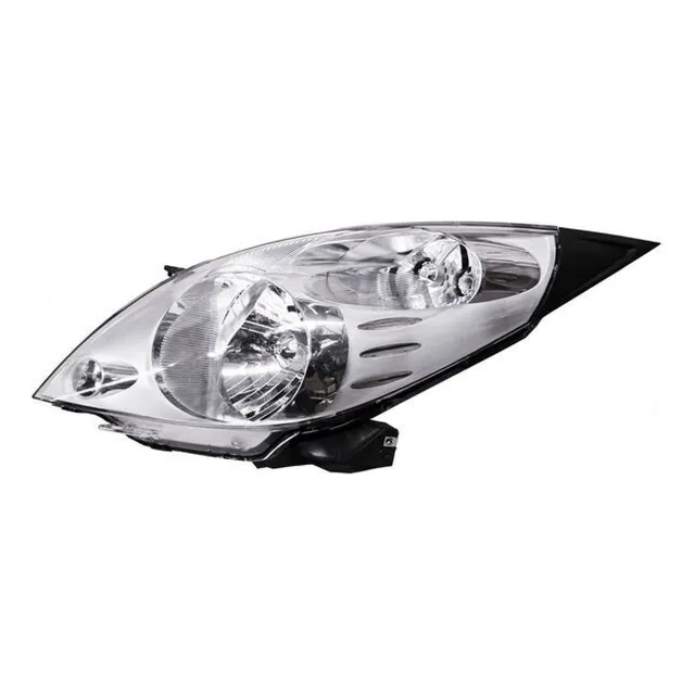 Faro Chevrolet Spark 2011 2012 2013 Fondo Cromado Izquierdo