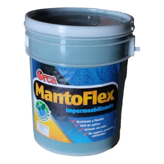 Mantoflex Pintura Impermeabilizante Para Techos Color Verde