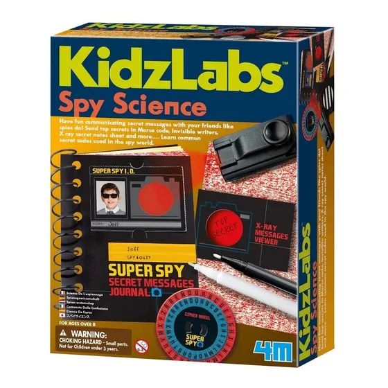 Kit Experimentos De Espionaje Juego Kidz Labs Toysmith