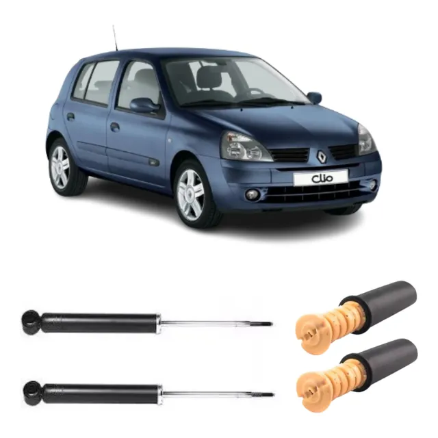 Amortecedor Clio+kit Traseiro 1.0/1.6 99/11direto Da Fábrica