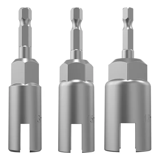 3 Unidad Tuerca Hexagonal 1 4 De  Kit Herramienta Broca Ala