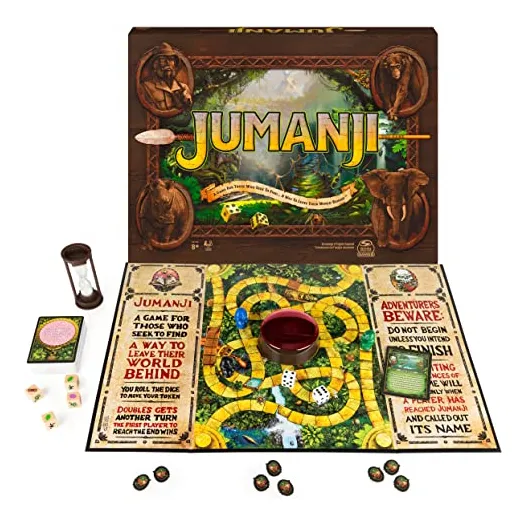 Jumanji El Juego, El Clásico Juego De Mesa Familiar 8l6x3