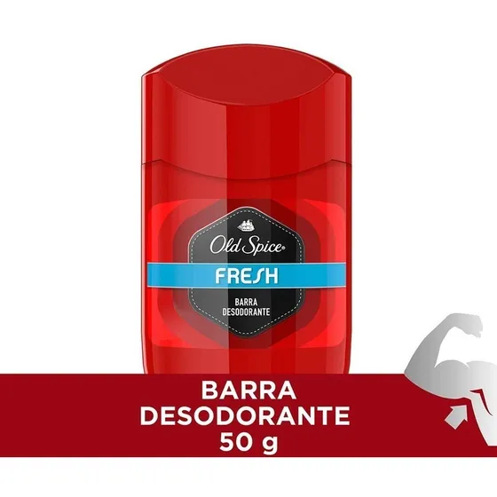 Desodorante En Barra Old Spice Fresh Frescura & Menta De 50g