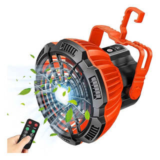 Ventilador De Acampamento Recarregável Com Lanterna Led Ventilador De Acampamento Recarregável Com Lanterna Led
