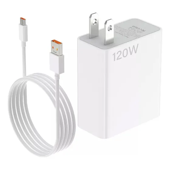 Cargador Compatible Con Xiaomi 120w Carga Rápida Segundero