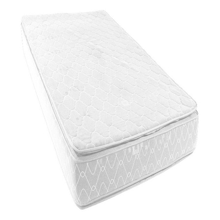 Colchón Multiflex Chuick Pillow 1 1/2 Plaza 100x190 Jacquard Color Blanco Colchón Multiflex Chuick Pillow 1 1/2 Plaza 100x190 Jacquard Color Blanco
