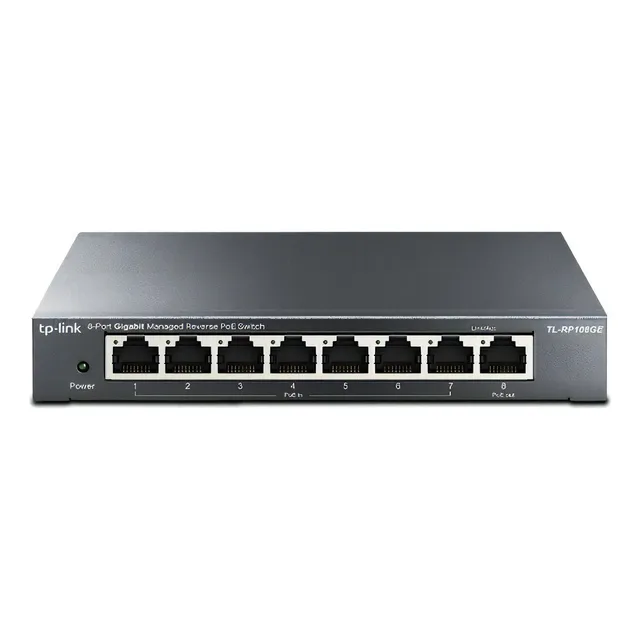 Switch Poe Inverso Tp-link Tl-rp108ge 8 Ports Administrable