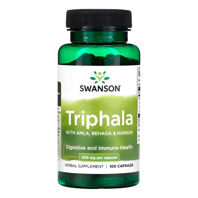Triphala 500mg Swanson 100 Cápsulas Importado