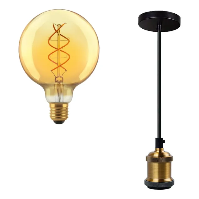 Pack X6 Lampara De Techo Colgante Foco Globo Restaurant Barr