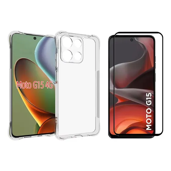 Capa + Película 3d Para Motorola Moto Todos Modelos